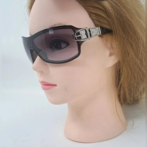 Gucci Women's Sunglasses Wrap Vintage Belt Buckle Temple  Purple GG 2590/S Optyl - Picture 10 of 16